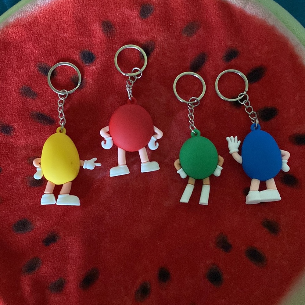 Nwt Set Of 4 M&M Character Key Chains - image 2